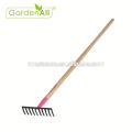 Professional Custom Agriculture Grain Hand Tools Carbon Steel Rake